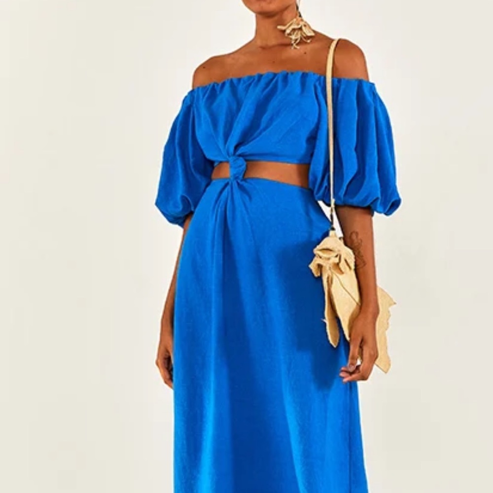 Farm Rio midi knot dress